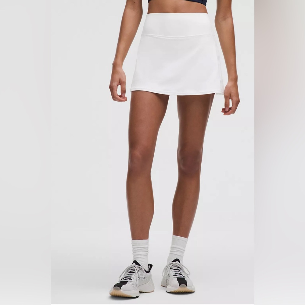 🆕lululemon🍋Align High-Rise Skirt Colour White Sz 6